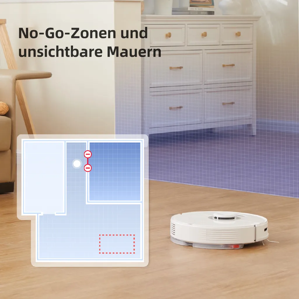 Roborock Q7 Max Staubsauger Roboter 4200Pa LDS Kehren Und Nasswischen Staubsauger Teppich Reinigen Eine Aktualisierte Version Des S5 MAX 14 Roborock Q7 Max Staubsauger Roboter 4200Pa LDS Kehren Und Nasswischen Staubsauger Teppich Reinigen Eine Aktualisierte Version Des S5 MAX – Bild 12