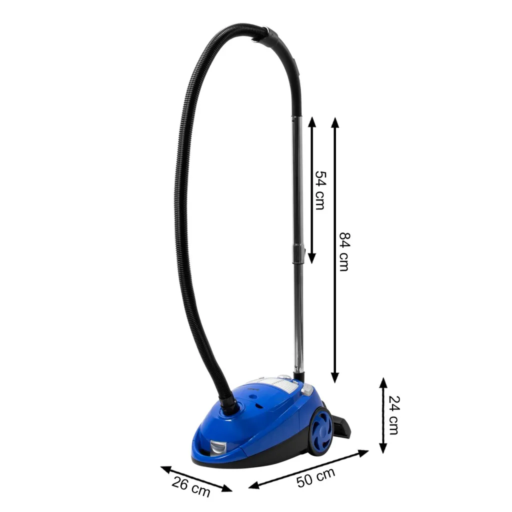 Grafner® Hepa-Beutel-Staubsauger 700 Watt Mit Metallsaugrohr 4 Grafner® Hepa-Beutel-Staubsauger 700 Watt Mit Metallsaugrohr – Bild 2