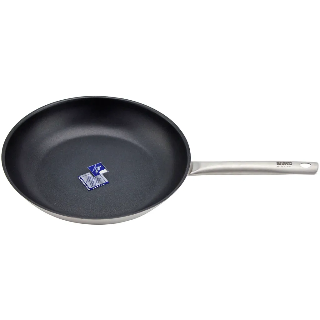 Kuhn Rikon Edelstahl Bratpfanne 28 Cm Mit Teflon® Platinum PLUS Antihaftbeschichtung, Kapselboden Mit Aluminiumkern Für Alle Herdarten Inkl. Induktion 4 Kuhn Rikon Edelstahl Bratpfanne 28 Cm Mit Teflon® Platinum PLUS Antihaftbeschichtung, Kapselboden Mit Aluminiumkern Für Alle Herdarten Inkl. Induktion – Bild 2