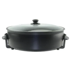 Kaya Mutfak Pizzapfanne Bratpfanne Multifunktionale Pfanne Abmessung 42 X 9 Cm Regelbarer Thermostat Antihaftbeschichtung 1500 Watt, Farbe:SCHWARZ -Kaufland Verkäufe 92f5266ff56bff9bd17242a3e2460755