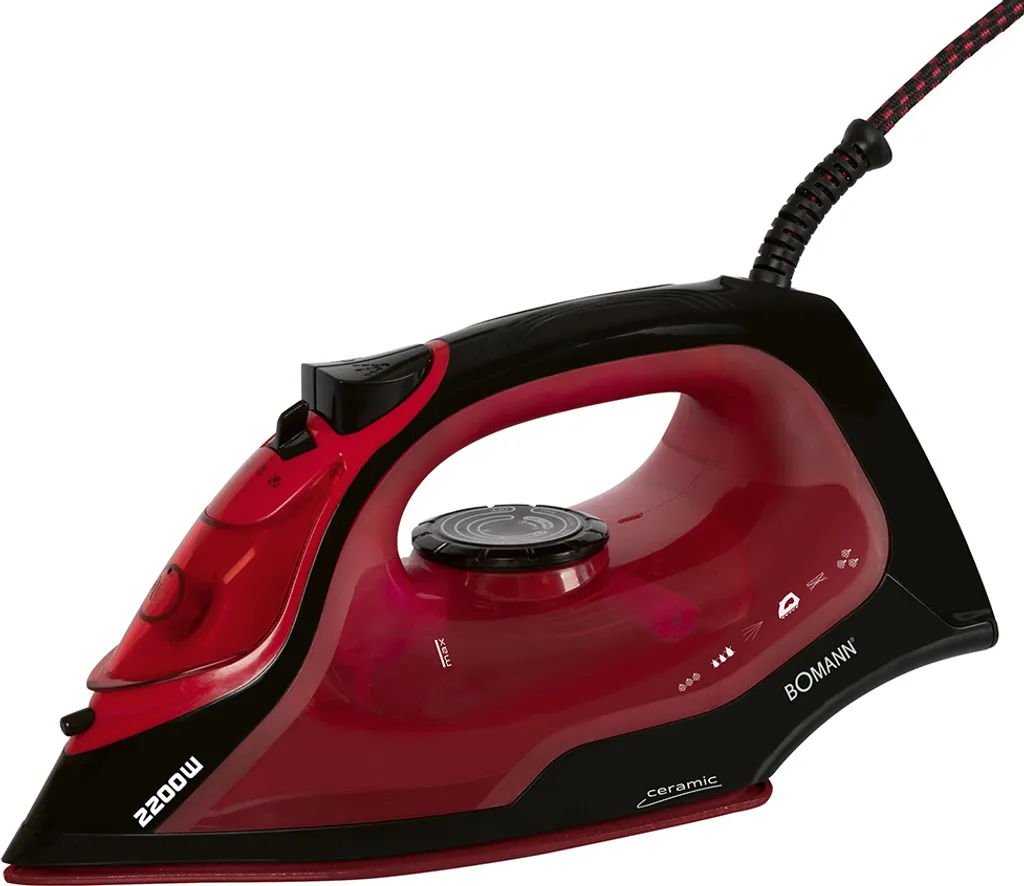 BOMANN Dampfbügelautomat DB 6035 CB Schwarz/rot Dampf Bügeleisen 7 Funktionen 11 BOMANN Dampfbügelautomat DB 6035 CB Schwarz/rot Dampf Bügeleisen 7 Funktionen – Bild 9