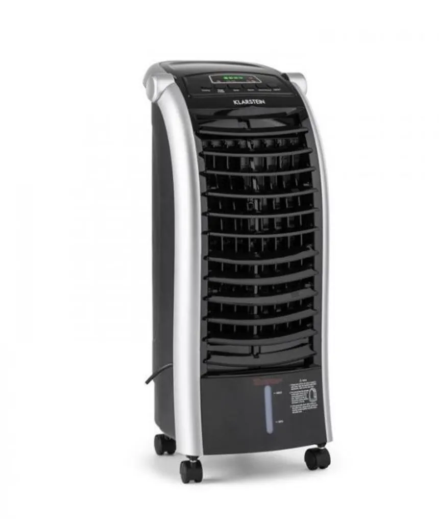 Klarstein Maxfresh 3in1 Klimagerät Ohne Abluftschlauch - Luftkühler, Ventilator, Luftbefeuchter Funktion - 6 L Wassertank, 65 W, 444 M³/h, Timer - Klimaanlage Mobil Air Cooler - Weiß 3 Klarstein Maxfresh 3in1 Klimagerät Ohne Abluftschlauch - Luftkühler, Ventilator, Luftbefeuchter Funktion - 6 L Wassertank, 65 W, 444 M³/h, Timer - Klimaanlage Mobil Air Cooler - Weiß