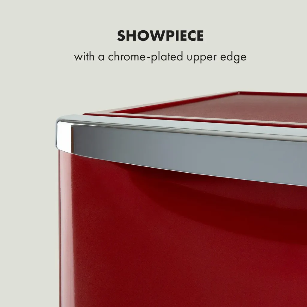 Klarstein Yummy Kühlschrank , 90 Liter Fassungsvermögen , Gefrierfach: 8 Liter , Kühlschrank: 82 Liter , Verchromte Verblendung , , Kühlmittel: R600a , 41dB , 3 X Gitterboden , Halb Automatische Abtau-Funktion , Inkl. Tropfschale , Rot 9 Klarstein Yummy Kühlschrank , 90 Liter Fassungsvermögen , Gefrierfach: 8 Liter , Kühlschrank: 82 Liter , Verchromte Verblendung , , Kühlmittel: R600a , 41dB , 3 X Gitterboden , Halb Automatische Abtau-Funktion , Inkl. Tropfschale , Rot – Bild 7
