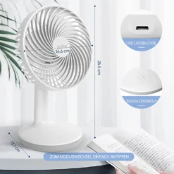 Akku Tischventilator Kompakt Mit Drei Gebläsestufen Und USB Ladeanschluss -Kaufland Verkäufe 93a377c7846f18fe0c66c64112b7f4aa