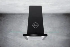 GCH T 466 90 BL Prime Dunstabzugshaube 90 Cm 1000m³/ H Wandhaube Schwarz EEK A TouchControl