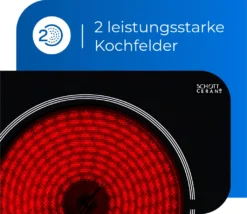 Exquisit Kochfeld EKC 301-3.1 R | Glaskeramik | Touch Control | 2 Kochstellen | Edelstahlrahmen | 3000 W -Kaufland Verkäufe 942c55b6326491ac8ccf0748db58e36e