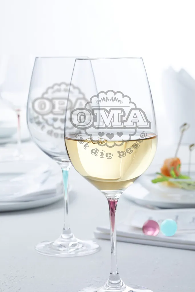 Leonardo Weingläser "Oma Ist Die Beste" & "Opa Ist Der Beste" Im Set : La Perla 4 Leonardo Weingläser "Oma Ist Die Beste" & "Opa Ist Der Beste" Im Set : La Perla – Bild 2