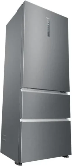 HAIER HTOPMNE7193 - Kombikühlschrank 3 Türen 450L (310 + 140L) - Belüftet Kalt - L70xH190,6cm - Silber -Kaufland Verkäufe 96430849264cdf9fdf72f39b0b219f8d