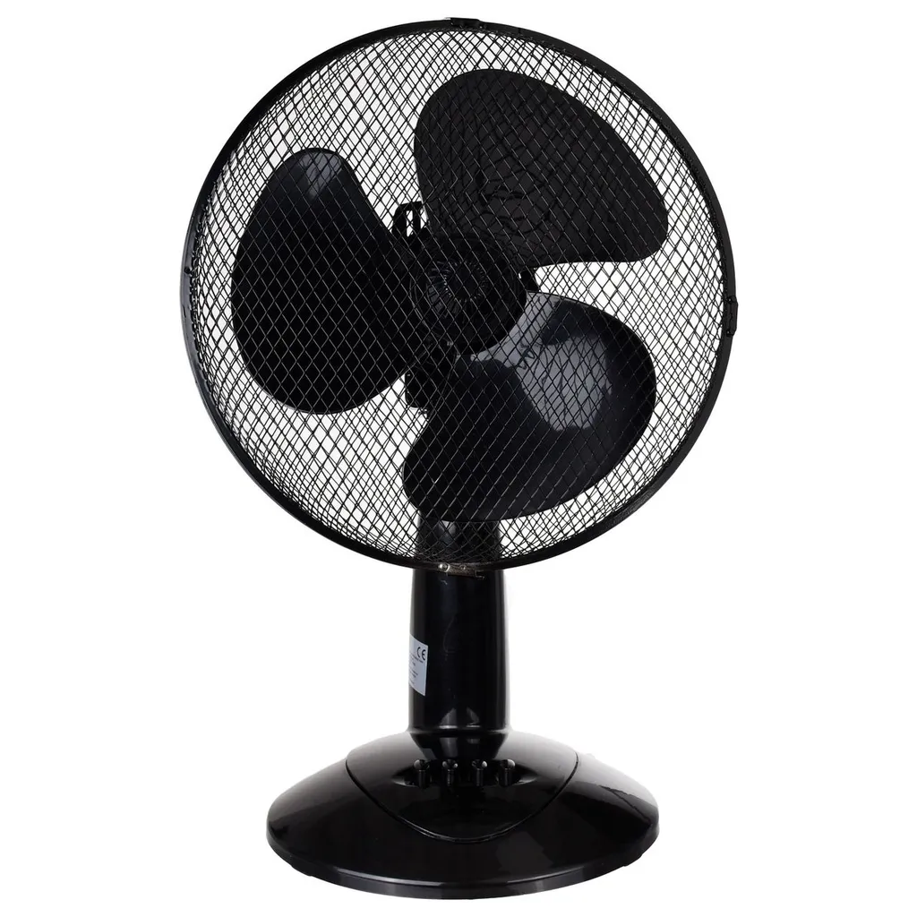 LEX XXL Tischventilator Ventilator Ø30 Cm, 3 Geschwindigkeiten, Oszillation, 50cm, Farbe:Schwarz 5 LEX XXL Tischventilator Ventilator Ø30 Cm, 3 Geschwindigkeiten, Oszillation, 50cm, Farbe:Schwarz – Bild 3