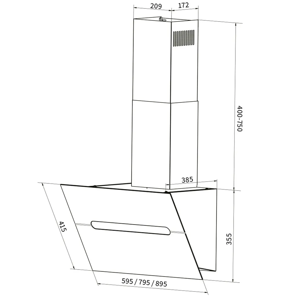 Dunstabzugshaube 80cm ECCO809S 12 Dunstabzugshaube 80cm ECCO809S – Bild 10
