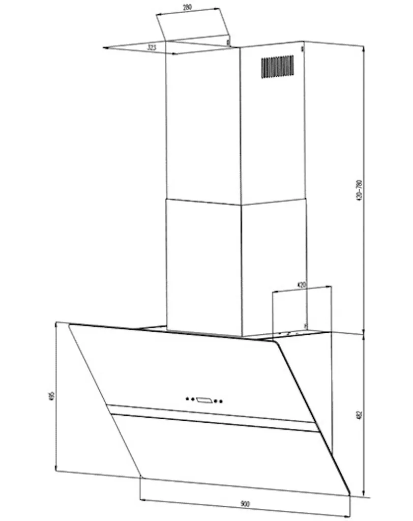 WOLKENSTEIN Dunstabzugshaube Schräghaube Mit Automatiköffnung 60cm W S4-60A++WTZ 7 WOLKENSTEIN Dunstabzugshaube Schräghaube Mit Automatiköffnung 60cm W S4-60A++WTZ – Bild 5