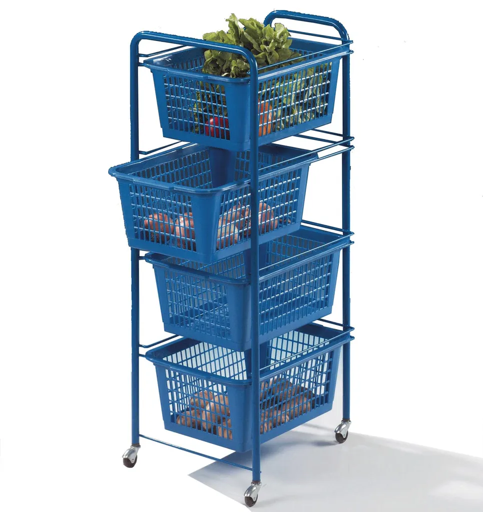 Universalwagen Siena Rollwagen Küchenwagen Für Bad Küche 4 Körbe 3 Universalwagen Siena Rollwagen Küchenwagen Für Bad Küche 4 Körbe