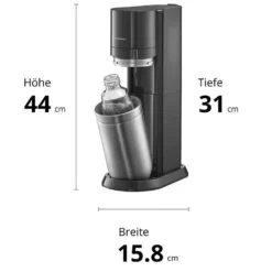 SodaStream Wassersprudler Titan Ohne CO2-Zylinder, 1x 1L Glasflasche Und 1x 1L Kunststoff-Flasche -Kaufland Verkäufe 97b4dbbdb4c73770ff5f955035e779f7