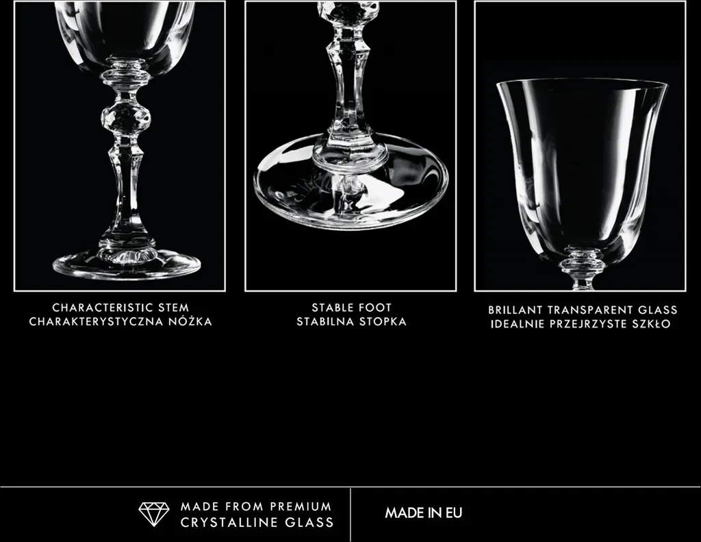 KROSNO Krista Kleine Rotweingläser, 6er-Set, 220 Ml 14 KROSNO Krista Kleine Rotweingläser, 6er-Set, 220 Ml – Bild 12