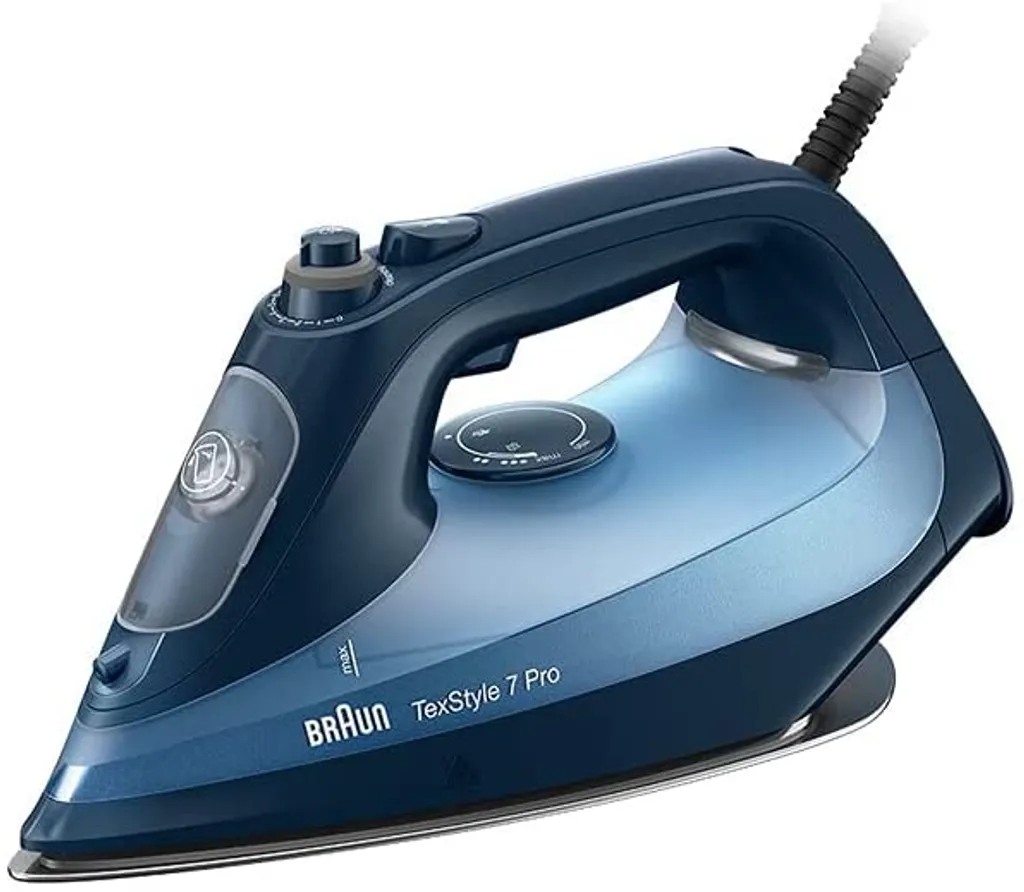 Braun TexStyle 7 Pro SI 7160, Dampfbügeleisen ,blau 3 Braun TexStyle 7 Pro SI 7160, Dampfbügeleisen ,blau