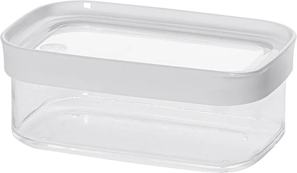 Emsa Trockenvorratsdose OPTIMA 0,45 Liter Transparent / Weiß 5 Emsa Trockenvorratsdose OPTIMA 0,45 Liter Transparent / Weiß – Bild 3