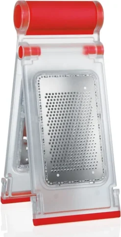 Küchenprofi Standreibe Rot Reibe Edelstahl Küchenreibe Klapppbar Handreibe