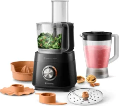 Philips Küchenmaschine Viva Collection, 29 Funktionen, 2.0 L, 2-in-1 Schneidescheibe, 800 W, Schwarz (HR7510/10) -Kaufland Verkäufe 9833e2457d3772db6f36ca50353b587b