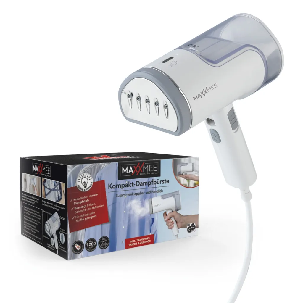 Dampfbürste Bürste Dampfglätter Dampfbügler Dampfer Steamer Wassertank MAXXMEE 9 Dampfbürste Bürste Dampfglätter Dampfbügler Dampfer Steamer Wassertank MAXXMEE – Bild 7