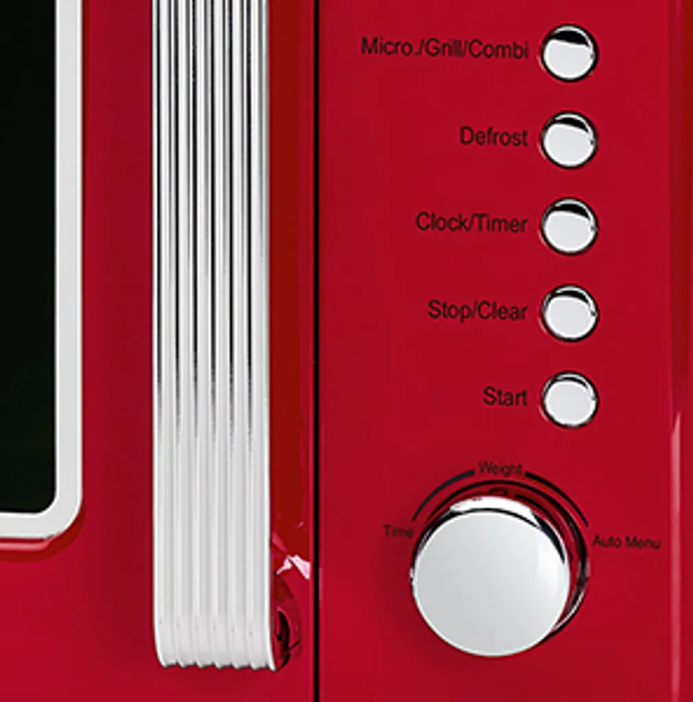 Clatronic MWG 790 2in1 Mikrowelle Retro-Design, 700 W Mikrowellenleistung, 1000 W Grillleistung, 20 L Garraum, Timerfunktion, Kindersicherung 9 Clatronic MWG 790 2in1 Mikrowelle Retro-Design, 700 W Mikrowellenleistung, 1000 W Grillleistung, 20 L Garraum, Timerfunktion, Kindersicherung – Bild 7