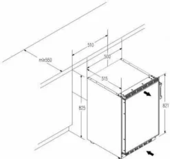 PKM Unterbau Kühlschrank Kühlgerät Mit 3*** Gefrierfach KS 82.3 UB 83 Liter -Kaufland Verkäufe 99f1f624bf7691c762f0da7ef3d98035