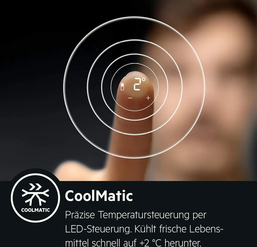 AEG RKB738E5MB Freistehender Kühlschrank / 1860 Mm / / 380 L / CustomFlex - Flexibles Türablagesystem / Null-Grad-Schublade / Farbe: Black Stainless Steel, Seiten Dunklegrau 8 AEG RKB738E5MB Freistehender Kühlschrank / 1860 Mm / / 380 L / CustomFlex - Flexibles Türablagesystem / Null-Grad-Schublade / Farbe: Black Stainless Steel, Seiten Dunklegrau – Bild 6