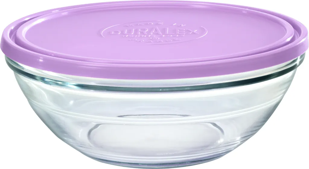 Duralex Freshbox Rond Frischhaltebox Mit Deckel, 2.4 Liter, Glas, Violett, 1 Stück 3 Duralex Freshbox Rond Frischhaltebox Mit Deckel, 2.4 Liter, Glas, Violett, 1 Stück