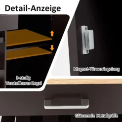 COSTWAY Küchenwagen Auf Rollen, Kücheninsel Mit Schublade, Weinregal, Offene Regale & Handtuchhalter, Platzsparender Servierwagen, Für Küche, Esszimmer, Bar, Braun 13 COSTWAY Küchenwagen Auf Rollen, Kücheninsel Mit Schublade, Weinregal, Offene Regale & Handtuchhalter, Platzsparender Servierwagen, Für Küche, Esszimmer, Bar, Braun -Kaufland Verkäufe 9a77c0a572de89ba2f8852d7118c536e