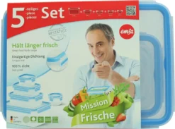 Emsa Clip & Close 5Er Set Frischhaltedosen, 0,15 L - 3,7 L, 508568 16 Emsa Clip & Close 5Er Set Frischhaltedosen, 0,15 L - 3,7 L, 508568 -Kaufland Verkäufe 9b1301f87217c8c0d3b09c4f1d0a72cf