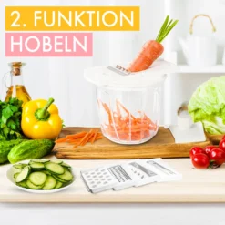 RIGUTTO® Premium Zwiebelschneider Mit Seilzug [Mehr Als 7 Funktionen] Verbessertes Konzept I Zerkleinerer & Zwiebelhacker Manuell I 900ml… -Kaufland Verkäufe 9c3d2c3add665d290e459ede99a2dc72