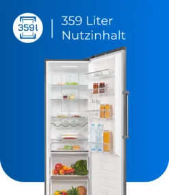 Exquisit Kühlschrank KS360-V-HE-040E Inoxlook | 359 L Nutzinhalt | Edelstahloptik -Kaufland Verkäufe 9c8b92a79ba04ece6655cdabcb709983