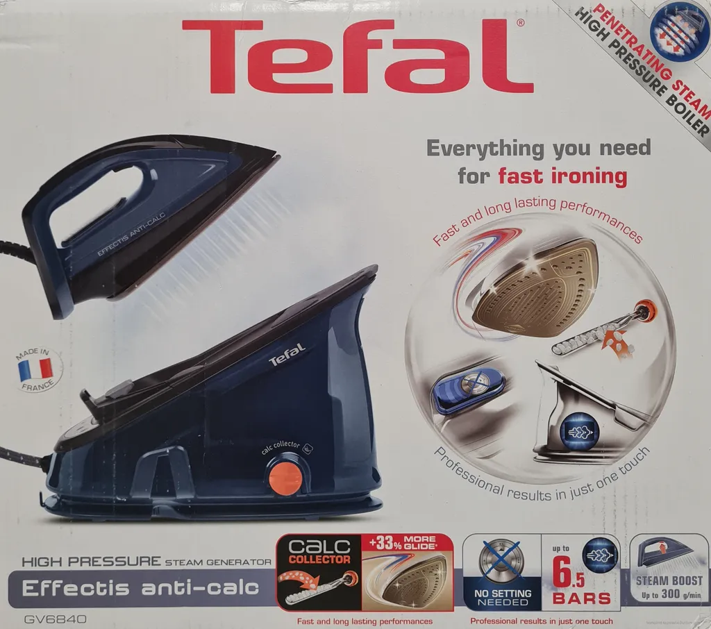 Tefal Dampfgenerator GV6840 2200 W Bügeleisen Dampfbügelstation Dampfeisen 8 Tefal Dampfgenerator GV6840 2200 W Bügeleisen Dampfbügelstation Dampfeisen – Bild 6