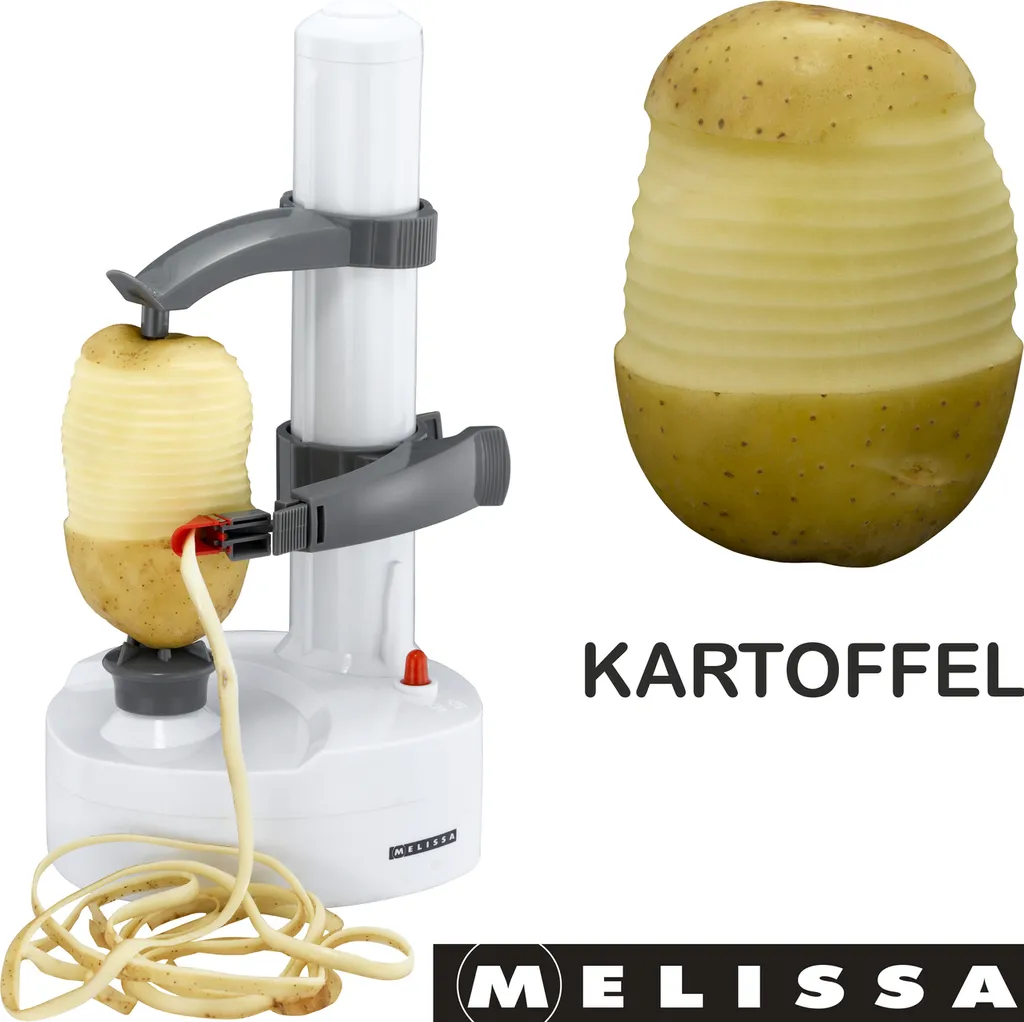 Melissa 16310174 Elektrischer Kartoffelschäler Apfelschäler Gemüseschäler Obstschäler Elektro Schäler Für Obst & Gemüse 9 Melissa 16310174 Elektrischer Kartoffelschäler Apfelschäler Gemüseschäler Obstschäler Elektro Schäler Für Obst & Gemüse – Bild 7