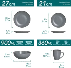 Tafelservice Steingut, Vancasso MODA Geschirrset, Vintage Aussehen, 16-teiliges Kombiservice Mit Je 4 Speisetellern, Kuchentellern, Schalen Und Becher 9 Tafelservice Steingut, Vancasso MODA Geschirrset, Vintage Aussehen, 16-teiliges Kombiservice Mit Je 4 Speisetellern, Kuchentellern, Schalen Und Becher -Kaufland Verkäufe 9dbfe9c1c8978de939377ac2916d106d