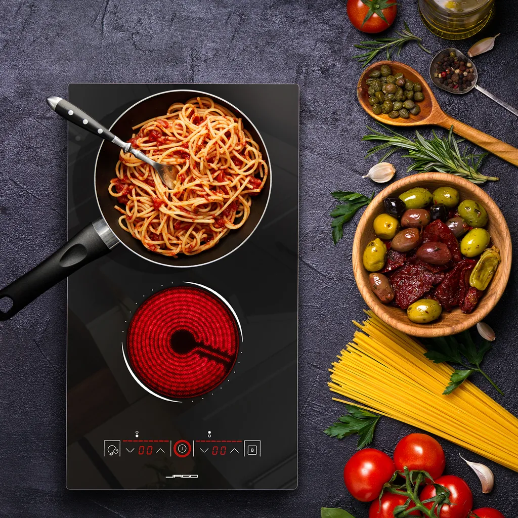 Jago® Glaskeramikkochfeld - Autark, Rahmenlos, 1200/1800 Watt, Für Alle Kochtöpfe, Ø 16/20 Cm, 9 Leistungsstufen, Timer-Automatik, Schwarz - Ceranfeld, Cerankochfeld, Kochfeld, Kochfelder 11 Jago® Glaskeramikkochfeld - Autark, Rahmenlos, 1200/1800 Watt, Für Alle Kochtöpfe, Ø 16/20 Cm, 9 Leistungsstufen, Timer-Automatik, Schwarz - Ceranfeld, Cerankochfeld, Kochfeld, Kochfelder – Bild 9