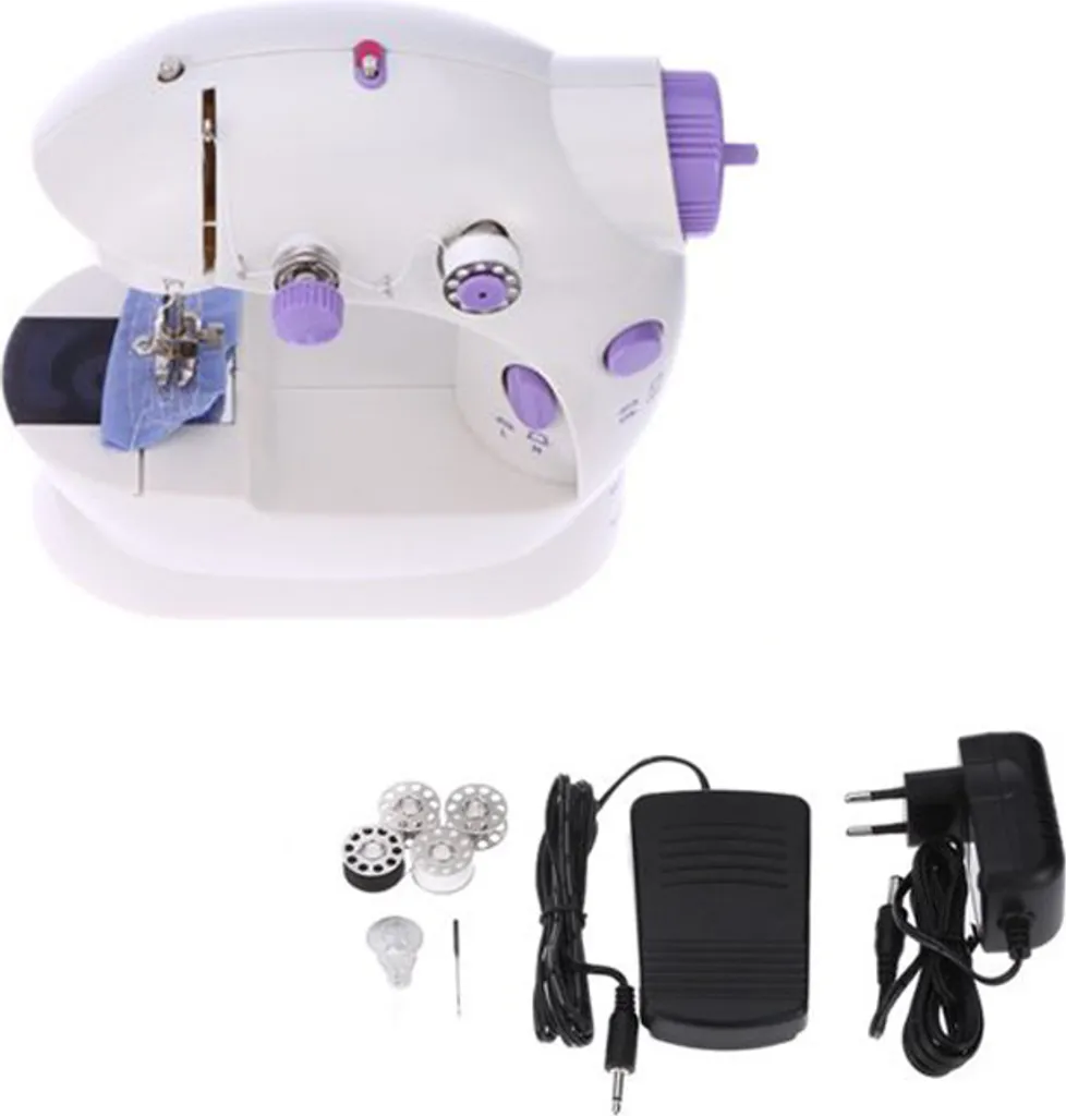 Elektrische Nähmaschine Tragbar Mini-Nähmaschine 2 Geschwindigkeit Mini Und Reisenähmaschine Nähen Maschine Doppelgewinde Foot Pedal Fusspedal Retoo 18 Elektrische Nähmaschine Tragbar Mini-Nähmaschine 2 Geschwindigkeit Mini Und Reisenähmaschine Nähen Maschine Doppelgewinde Foot Pedal Fusspedal Retoo – Bild 16