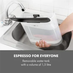 Arabica Espressomaschine 1050W 15 Bar 1,5l Touch-Bedienfeld Edelstahl -Kaufland Verkäufe 9ea9759b9f3a42d19a0a6d0fcf1c64a3