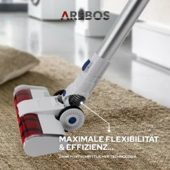 AREBOS Akku Staubsauger, 2-in-1 Hand- Und Bodenstaubsauger, 2 Leistungsstarke Saugmodi, Beutellos, Kabellos Bis Zu 55 Minuten, Mit Wandladestation, Weiß 18 AREBOS Akku Staubsauger, 2-in-1 Hand- Und Bodenstaubsauger, 2 Leistungsstarke Saugmodi, Beutellos, Kabellos Bis Zu 55 Minuten, Mit Wandladestation, Weiß -Kaufland Verkäufe 9ead15f25b5c8482233228d542617dcf