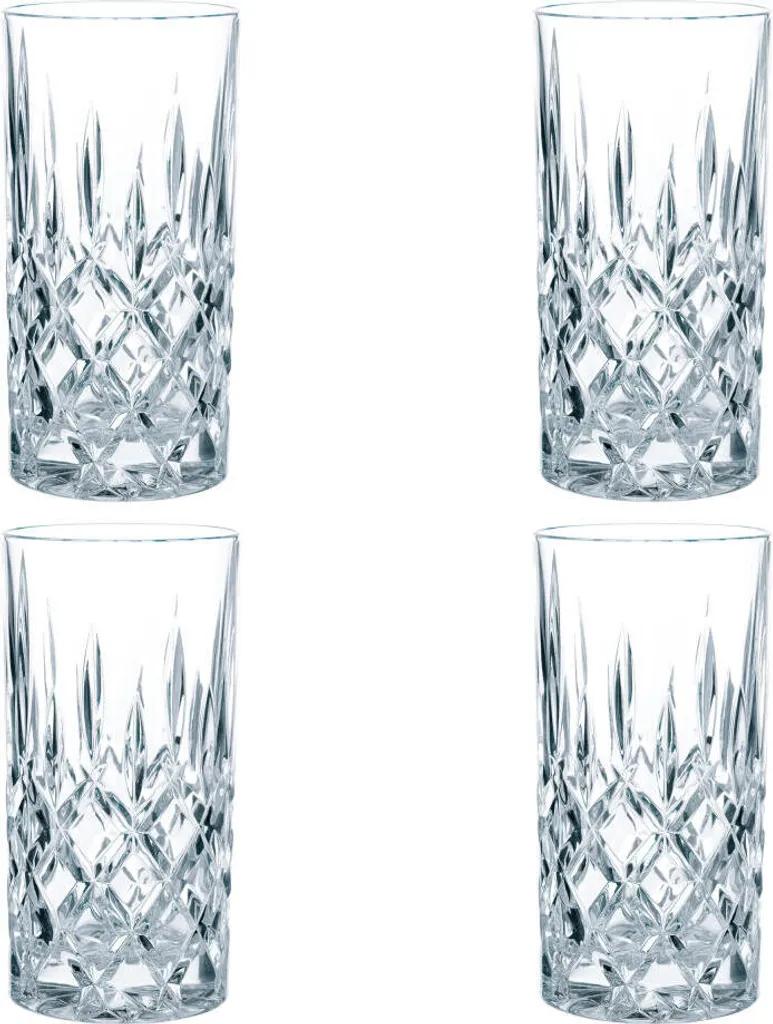 Nachtmann Noblesse Longdrinkglas Set, 8er Set, Wasserglas, Saftglas, Kristallglas, H 14.8 Cm, 375 Ml 4 Nachtmann Noblesse Longdrinkglas Set, 8er Set, Wasserglas, Saftglas, Kristallglas, H 14.8 Cm, 375 Ml – Bild 2