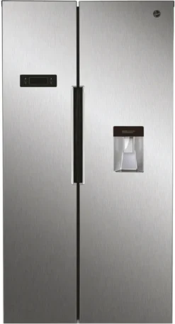 HOOVER HHSBSO 6174XWD Side By Side Kühl-Gefrierkombination Mit Wassertank