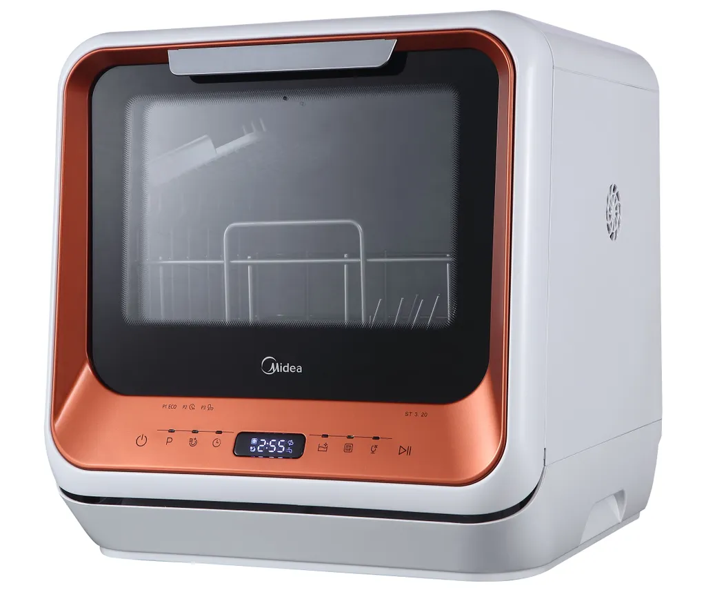 Midea Mini Geschirrspüler Tischgeschirrspüler, Spülmaschine Für 2 Maßgedecke, Funktioniert Mit/ohne Wasseranschluss, 6 Reinigungsprogramme, Startzeitvorwahl, Freistehend ST 3.20N 6 Midea Mini Geschirrspüler Tischgeschirrspüler, Spülmaschine Für 2 Maßgedecke, Funktioniert Mit/ohne Wasseranschluss, 6 Reinigungsprogramme, Startzeitvorwahl, Freistehend ST 3.20N – Bild 4