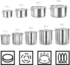 VidaXL Suppentopf 50 L 40×40 Cm Edelstahl 14 VidaXL Suppentopf 50 L 40×40 Cm Edelstahl -Kaufland Verkäufe a00f84d8f2f4f97c3bce11206d848973