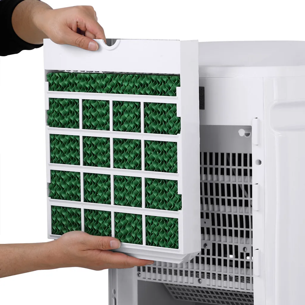 Monzana Luftkühler MZ804 4in1 Fernbedienung 8L Tank Timer Mobil Luftbefeuchter Ventilator Klimaanlage Ionisator Luftkühler LED Display Aircooler Klimagerät 10 Monzana Luftkühler MZ804 4in1 Fernbedienung 8L Tank Timer Mobil Luftbefeuchter Ventilator Klimaanlage Ionisator Luftkühler LED Display Aircooler Klimagerät – Bild 8