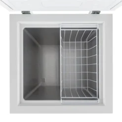 Klarstein Gefrierschrank Gefriertruhe - Tiefkühltruhe 100 Liter - Herausnehmbarer Hängekorb - Freistehend - Bodenrollen - Weiß Tiefkühlschrank Freistehend Gefriertruhe Gefrierschrank Groß Kühltruhe Gefriergeräte -Kaufland Verkäufe a1817107fdd13497fb02015f98eb0167