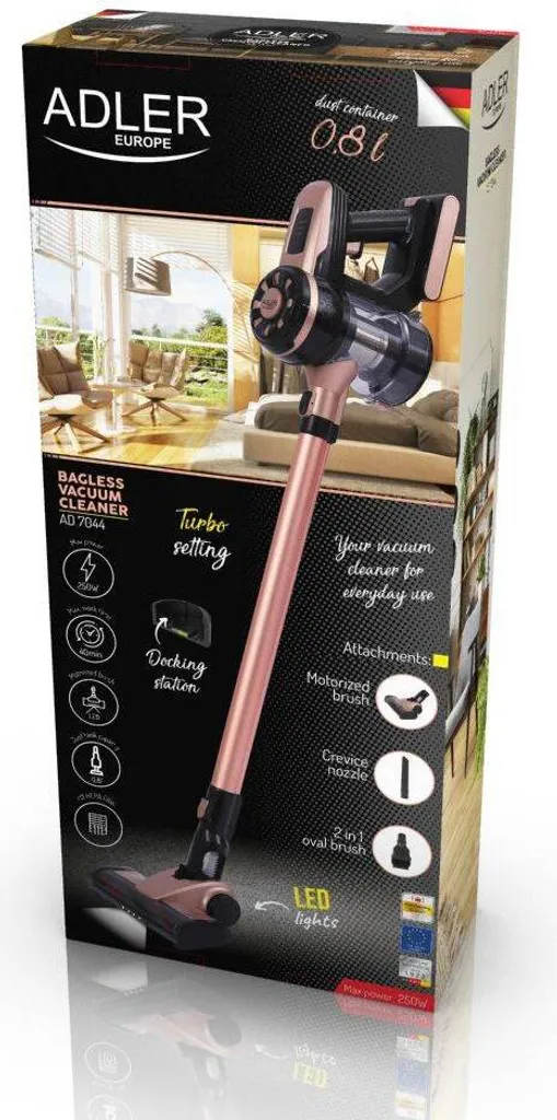 Adler Staubsauger AD 7044 Akkubetrieb, Handstick Und Handheld, 22,2 V, Betriebszeit (max. 7 Adler Staubsauger AD 7044 Akkubetrieb, Handstick Und Handheld, 22,2 V, Betriebszeit (max. – Bild 5