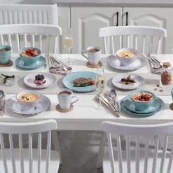 Tafelservice Steingut, Vancasso VINE Ess Geschirrset, 32-teiliges Kombiservice Mit Je 8 Speisetellern, Kuchentellern, Schalen Und Tassen Für 8 Personen, Geprägte Liane -Kaufland Verkäufe a2111657671e4d854d457bcbf7e8c97e