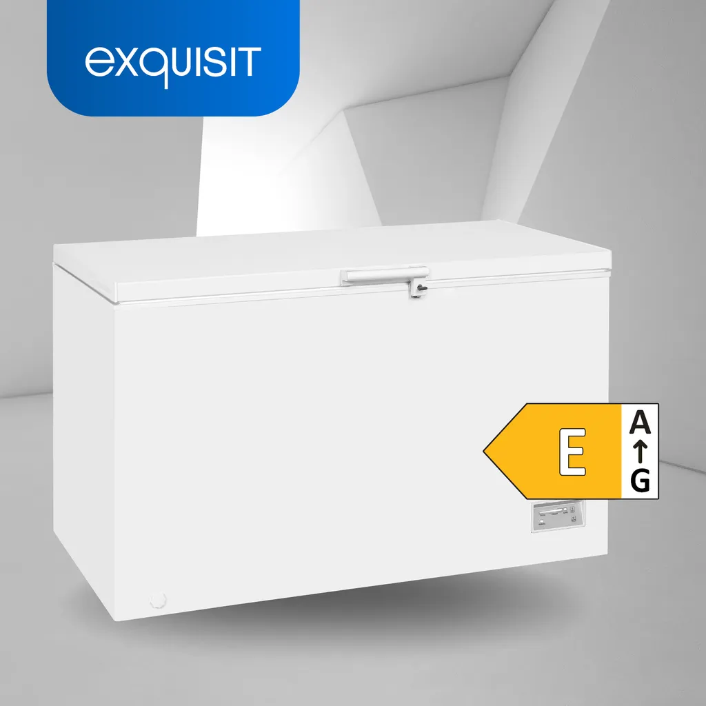 Exquisit Gefriertruhe GT400-HE-040E Weiss | 371 L Nutzinhalt | Weiß 4 Exquisit Gefriertruhe GT400-HE-040E Weiss | 371 L Nutzinhalt | Weiß – Bild 2