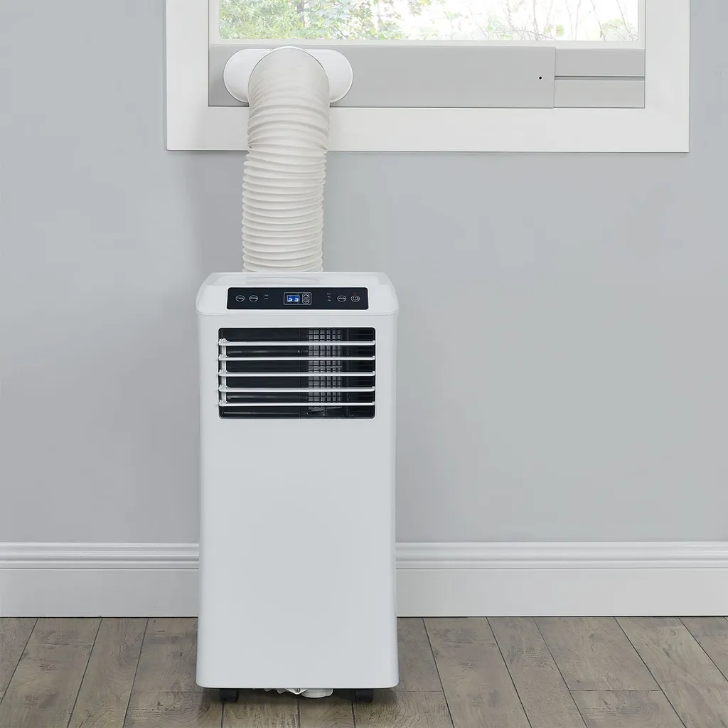 Juskys Lokale Klimaanlage MK950W2 Mit Fernbedienung & Timer - 9000 BTU – 3in1 Klimagerät Zur Kühlung, Ventilation, Entfeuchtung - Energieklasse A 9 Juskys Lokale Klimaanlage MK950W2 Mit Fernbedienung & Timer - 9000 BTU – 3in1 Klimagerät Zur Kühlung, Ventilation, Entfeuchtung - Energieklasse A – Bild 7