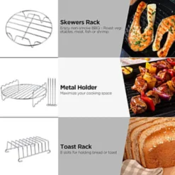 8 Zoll 12-teiliges Zubehör Heißluftfritteuse Friteuse Luftfritteuse Heißluftofen Backblech -Kaufland Verkäufe a23c0796518a383fc04bb698ec286327