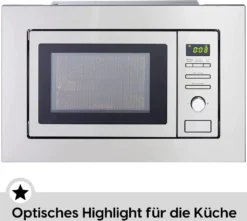 PKM Einbau Mikrowelle Microwellengerät Mikrowellenherd MW820-EBM Edelstahl 800 W -Kaufland Verkäufe a2a321392e32e007103bfd681b0ed5cf